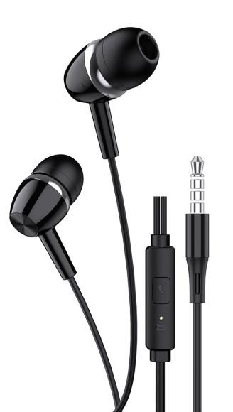 KAKUSIGA KSC-1312 universal wired control earphones with mic (3.5mm) (Separated Packaging) MOQ 1000PCS/Carton Per Color
