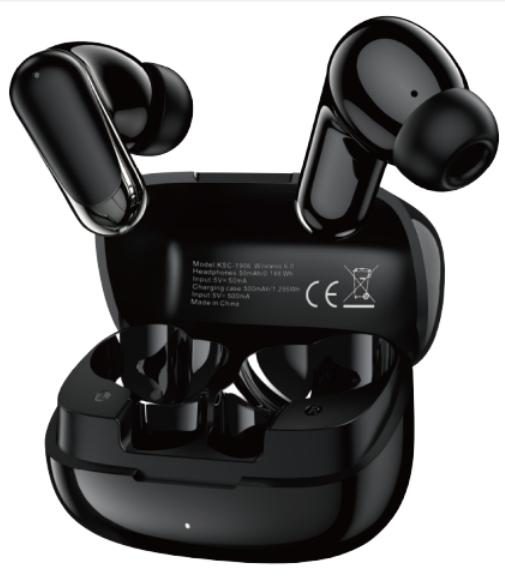 KAKUSIGA KSC-1906 true wireless ANC+ENC Noise Cancellation AI Translation earphones (App)