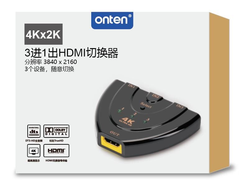 ONTEN OTN-7592 4K HDMI switch