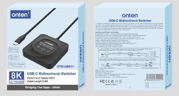 ONTEN OTN-UBS11 True USB-C switch