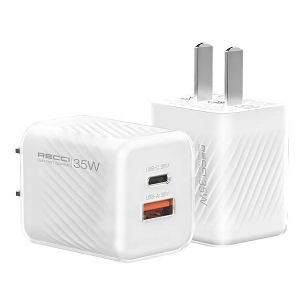 RECCI RC83 35W Digital Display Fast Charger Cn/us PLUG