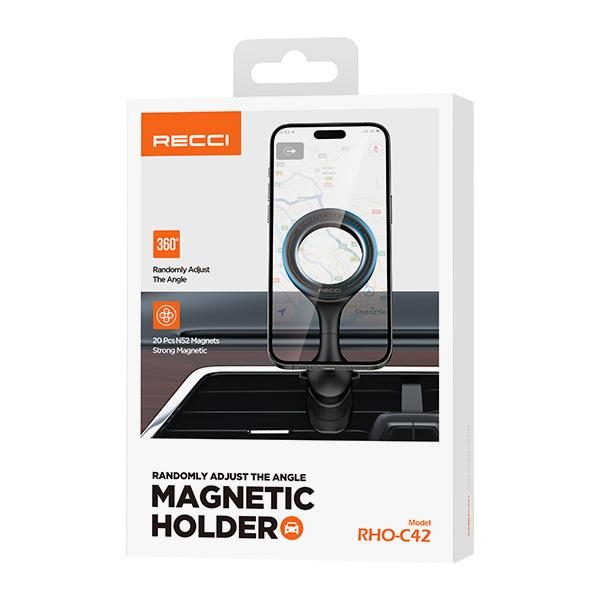 RECCI RHO-C42 Magnetic Rotating Car Mount