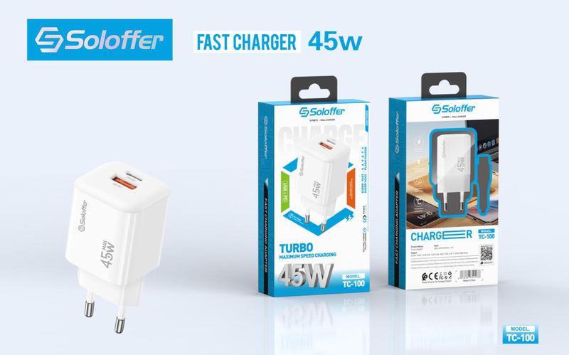 SOLOFFER TC-100 MIRCO Wall charger