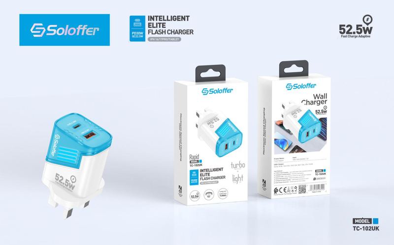 SOLOFFER TC-102 PD Wall charger