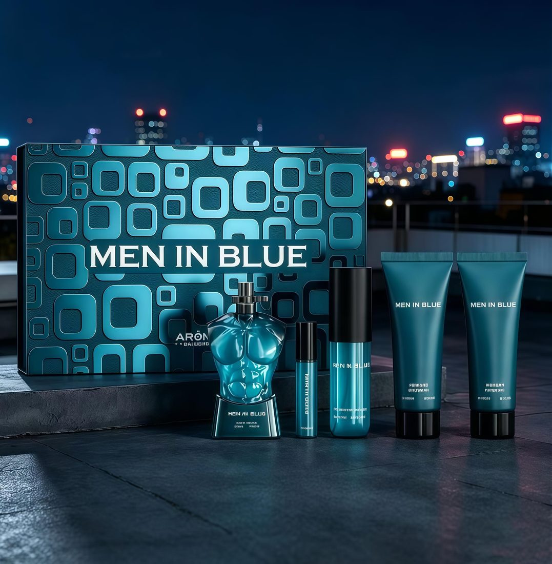 AROMA SELECTION MEN IN BLUE 5PC SET