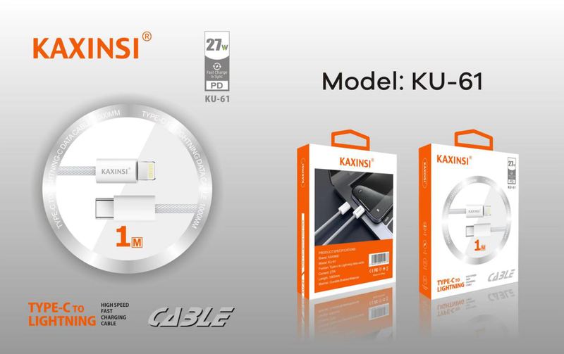 KAXINSI KU-61 Type-C to lightning data cable