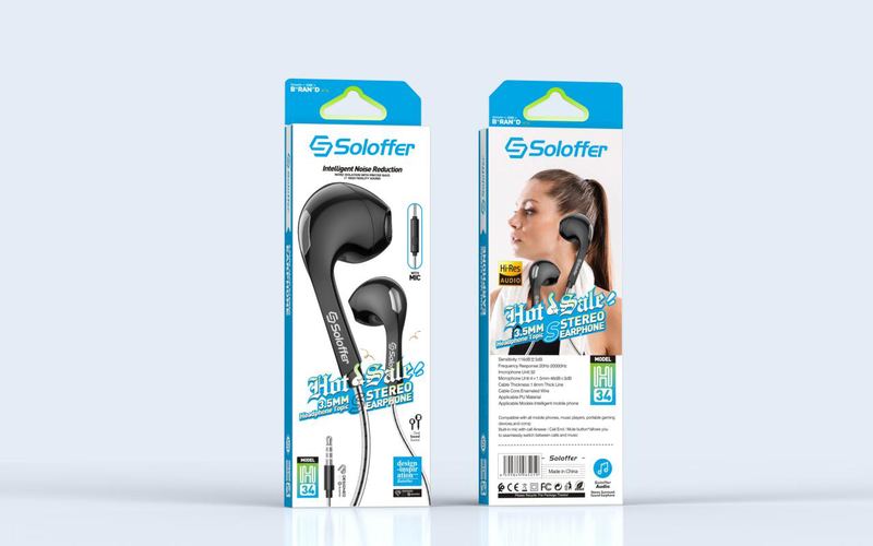 SOLOFFER H34 Wired earphones