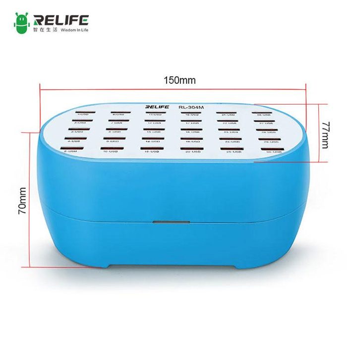 RELIFE RL-304M Smart Power 30 Ports Charger/Wide Voltage